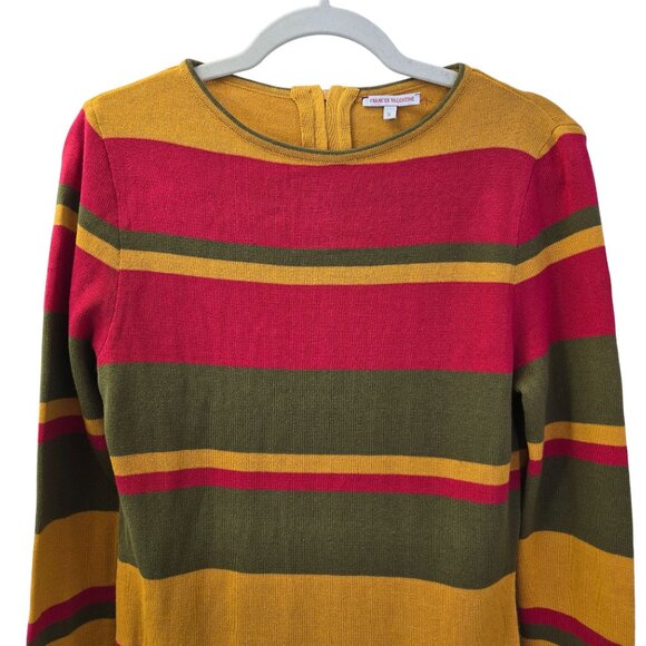 Frances Valentine Phoebe Striped Sweater Dress Size Small - Picture 5 of 7